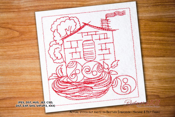 A Design Review: Easter Egg Home Embroidery