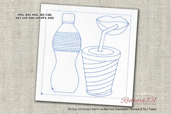 A Professional Review of the Soda Bottle Machine Embroidery Design