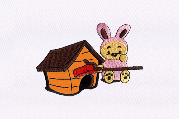 Adorable Rabbit Teddy Bear for Boutique Apparel