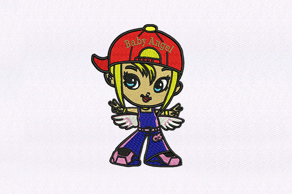 Baby Angel Girl: An Embroidery Designer's Review for Business Use