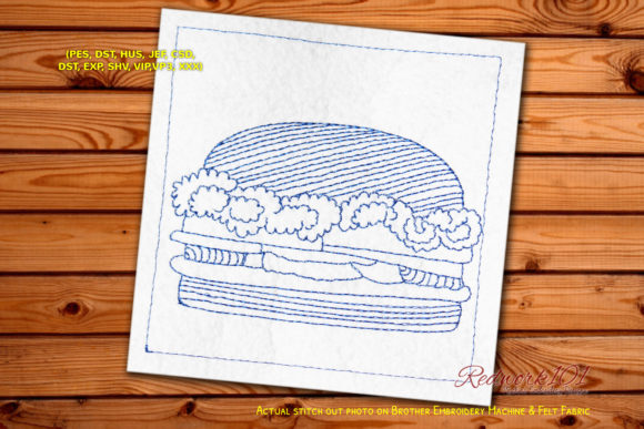Burger Whopper Embroidery Design Review