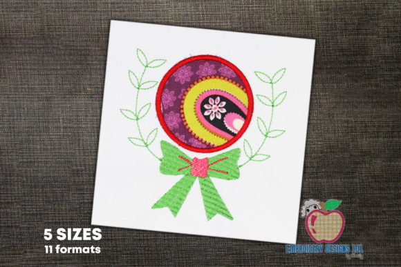 Charming Bow Embroidery for Personalized Gifts