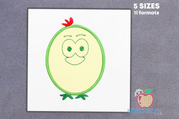 Charming Face of the Cartoon Bird Design