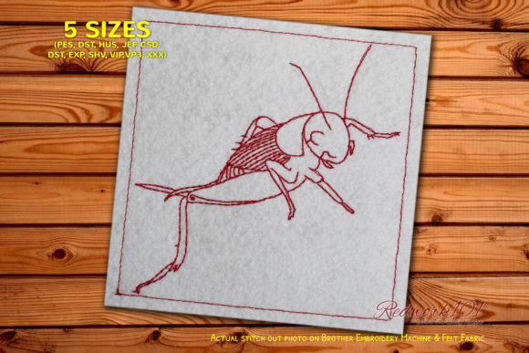 Cricket Embroidery Design: A Sweet Keepsake for Handmade Gifts