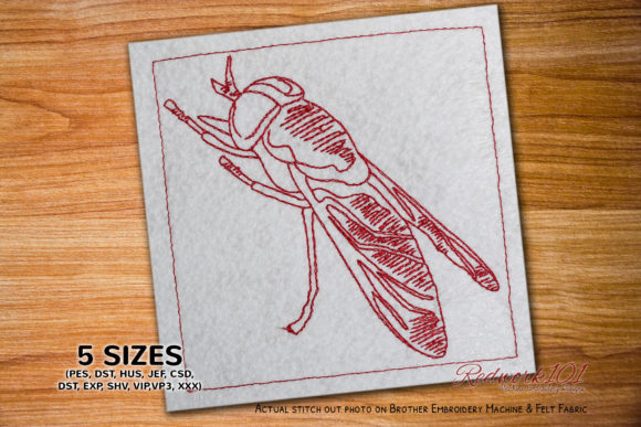 Horse-fly Redwork: A Designer's Craft Fair Review