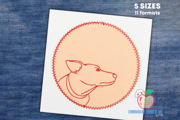 Jack Russell Dog in a Circle: A Versatile Design