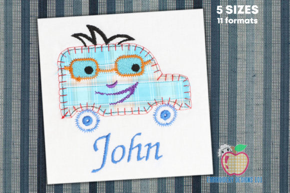 Review: Cartoon Toy Van with Sunglasses Applique
