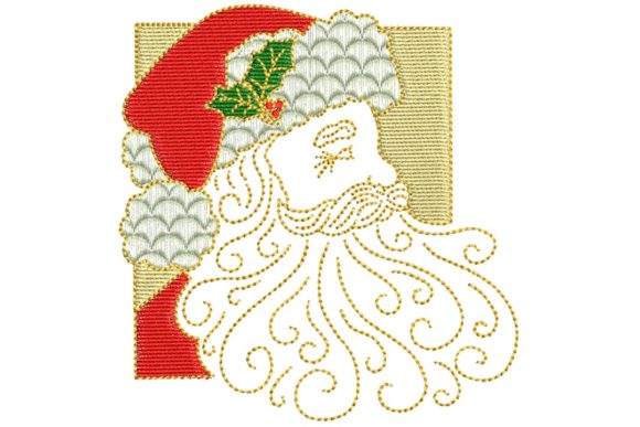 Vintage Santa Face: A Charming Addition for Christmas